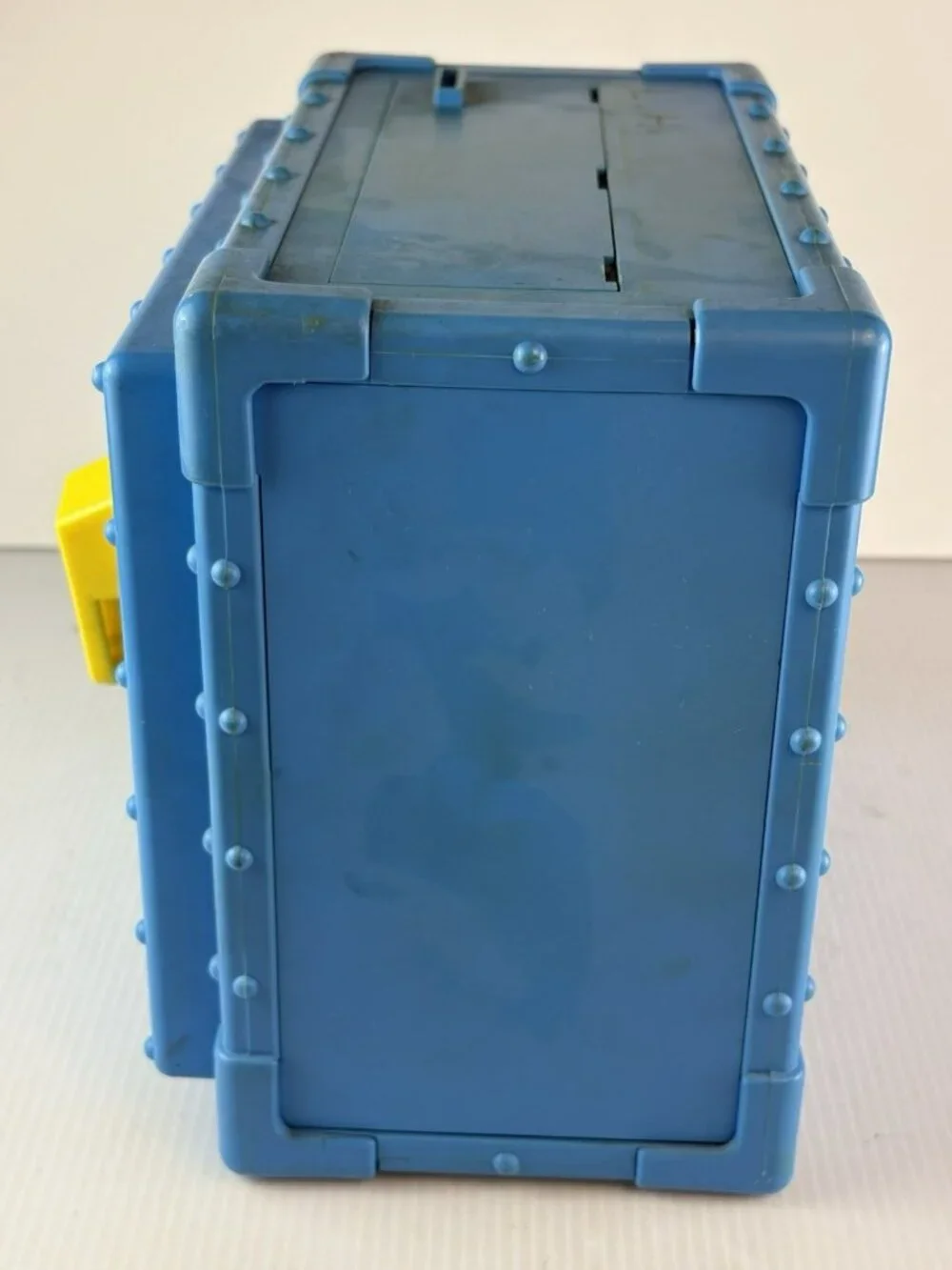 RARE Vintage 1989 Fisher Price Count & Save Bank/Safe Coin Sorting Toy Blue USA